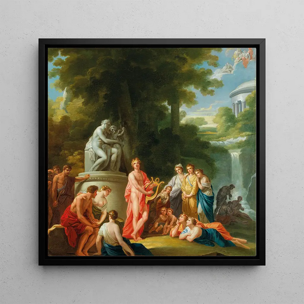 Apollon parmi les bergers, une étude pour l'ancien Burgtheater de Vienne - Heinrich Friedrich Füger