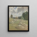 Paesaggio con fieno - Appleton Brown — quadro incorniciato alla parete