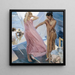 Dopo il bagno a Valencia - Joaquín Sorolla — quadro incorniciato alla parete