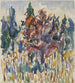 Alberi di ottobre - Allen Tucker — vista dell’opera