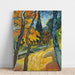 Riproduzione del dipinto Alberi nel Giardino dell'Asilo - Vincent van Gogh