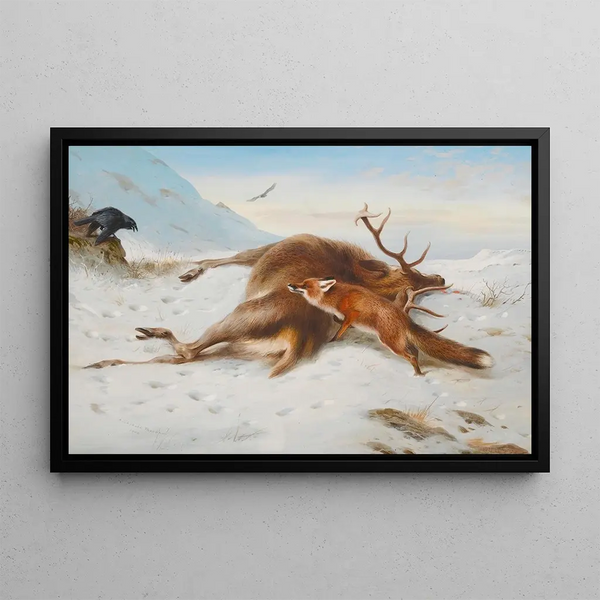 Non adatto alla dispensa - Archibald Thorburn — quadro incorniciato alla parete