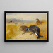 su le spighe di grano nero - Archibald Thorburn — quadro incorniciato alla parete