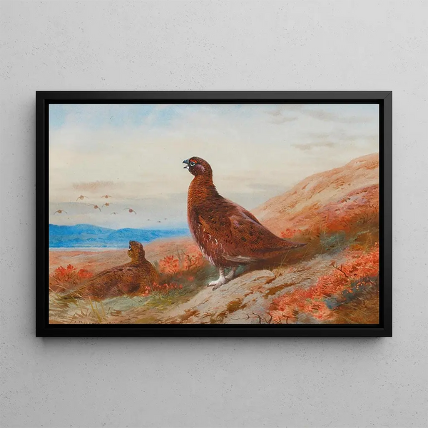 Le Défi - Archibald Thorburn — quadro incorniciato alla parete