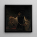 Aristote con un busto di Omero - Rembrandt van Rijn — quadro incorniciato alla parete
