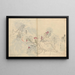 Carnet de croquis Pl042 - Ariyoshi Kondo — quadro incorniciato alla parete