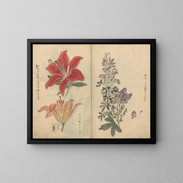 Carnet de croquis Pl046 - Ariyoshi Kondo — quadro incorniciato alla parete