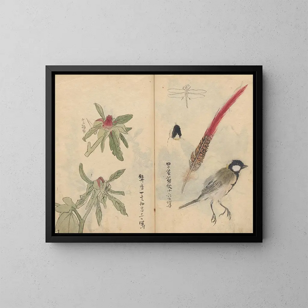 Carnet de croquis Pl053 - Ariyoshi Kondo — quadro incorniciato alla parete