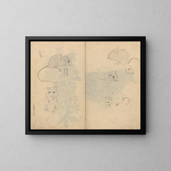 Carnet de croquis Pl092 - Ariyoshi Kondo — quadro incorniciato alla parete