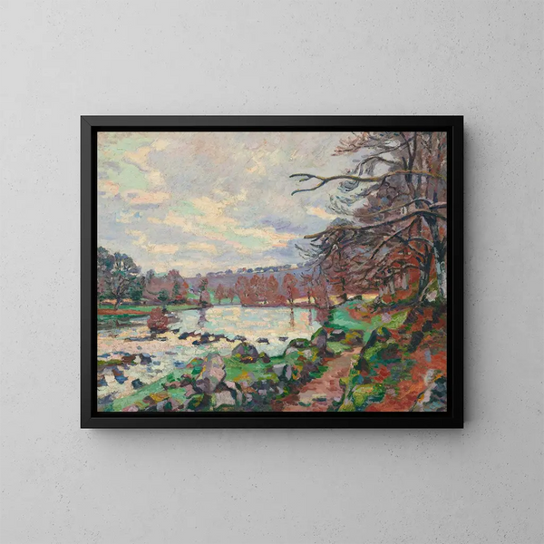 Barrage de Genetin à Crozant - Armand Guillaumin — quadro incorniciato alla parete