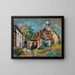 Chaumières - Armand Guillaumin — quadro incorniciato alla parete