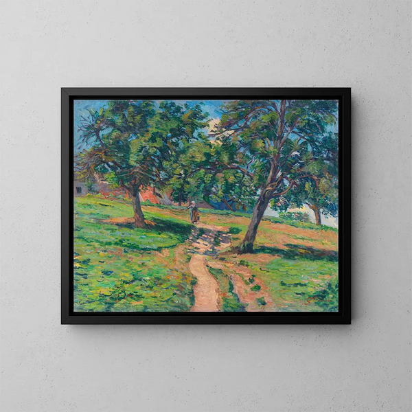 Chemin de Damiette - Armand Guillaumin — quadro incorniciato alla parete