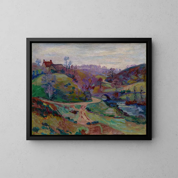 Pont Charraud à Crozant - Armand Guillaumin — quadro incorniciato alla parete
