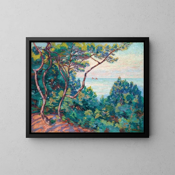 Côte d'Azur - Armand Guillaumin — quadro incorniciato alla parete