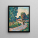 Donna su un sentiero a Épinay - sur - Orge - Armand Guillaumin — quadro incorniciato alla parete