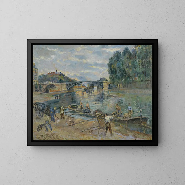 Il Ponte di Sully, Parigi - Armand Guillaumin — quadro incorniciato alla parete