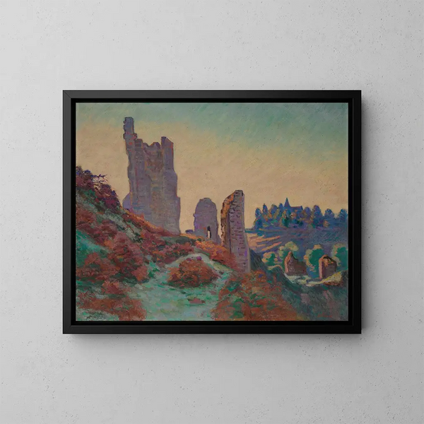 Le Rovine del Castello di Crozant - Armand Guillaumin — quadro incorniciato alla parete