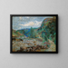 Moulin Bouchardon a Crozant - Armand Guillaumin — quadro incorniciato alla parete