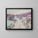 Neve - Armand Guillaumin — quadro incorniciato alla parete