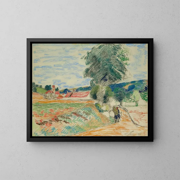 Paesaggio dell'Île-de-France - Armand Guillaumin — quadro incorniciato alla parete