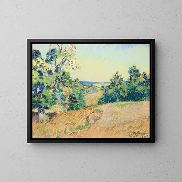 Paesaggio di Crozant - Armand Guillaumin — quadro incorniciato alla parete