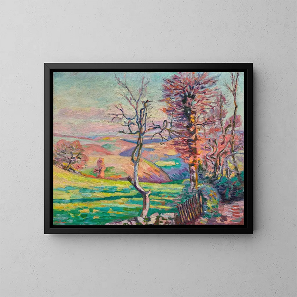 Paesaggio di Crozant, Creuse - Armand Guillaumin — quadro incorniciato alla parete