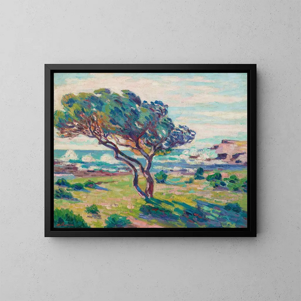 Paesaggio del Sud visto dal Brusc - Armand Guillaumin — quadro incorniciato alla parete