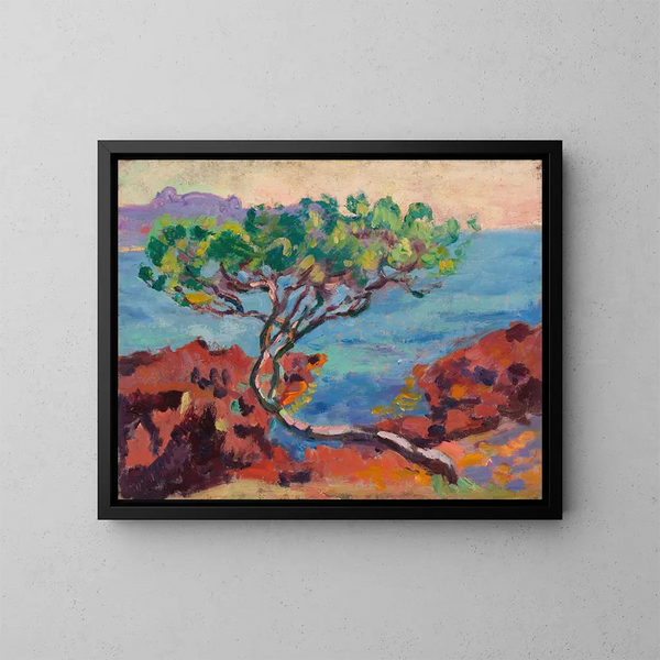 Paesaggio marittimo - Armand Guillaumin — quadro incorniciato alla parete