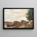 Péniches en Île-de-France - Armand Guillaumin — quadro incorniciato alla parete