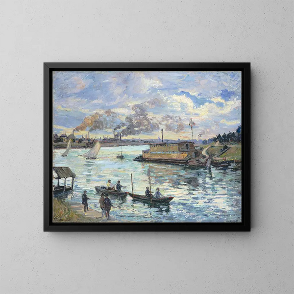 Scène de rivière - Armand Guillaumin — quadro incorniciato alla parete