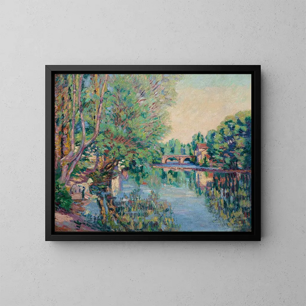 Saint-Pré sous Vézelay - Armand Guillaumin — quadro incorniciato alla parete