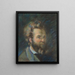 Autoritratto - Armand Guillaumin — quadro incorniciato alla parete