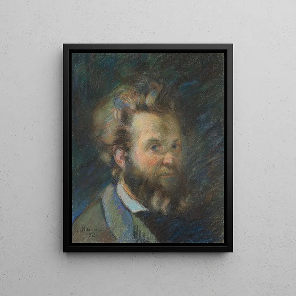 Autoritratto - Armand Guillaumin — quadro incorniciato alla parete