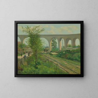 Armand Guillaumin - The Arcueil Aqueduct at Sceaux Railroad Crossing.webp