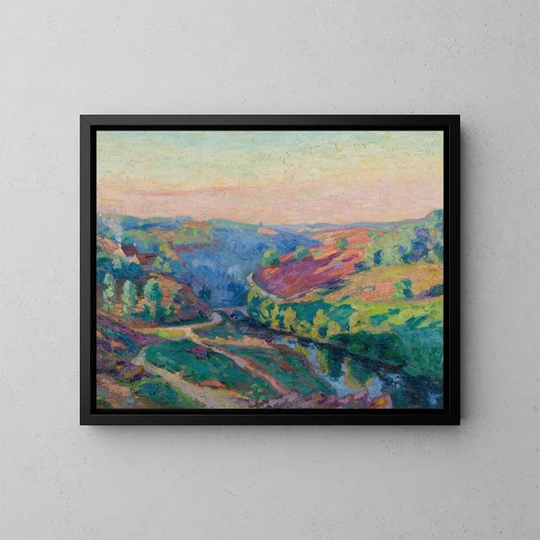 Vallée de la Creuse - Armand Guillaumin — quadro incorniciato alla parete