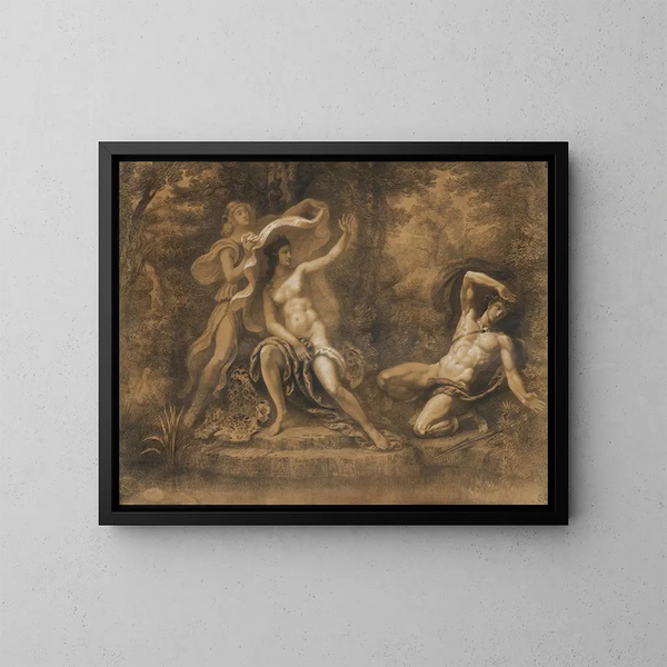 Diane e Atteone - Armand Point — quadro incorniciato alla parete