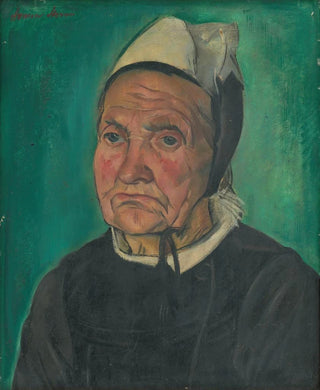 Armin Stern - Head of a Breton Woman.webp