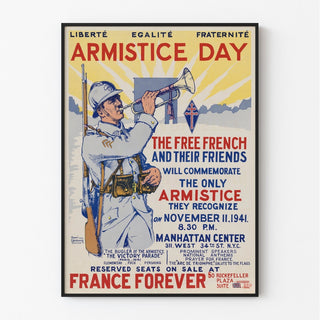 Armistice Day - Affiche vintage par Henri Laussucq