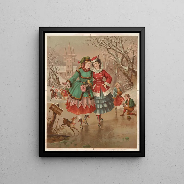 Inverno - Armstrong & Co. Lith. — quadro incorniciato alla parete