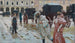 Carnevale Piazza della Scala Milano - Arnaldo Ferraguti — vista dell’opera