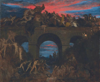 Arnold Bcklin - Battle On The Bridge.webp