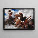 Bataille du Centaure - Arnold Böcklin — quadro incorniciato alla parete