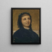 Ritratto di Margaretha Antoinette Mühly-Schermar - Arnold Böcklin — quadro incorniciato alla parete