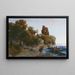 Château au Bord de la Mer, Meurtre dans le Jardin du Château - Arnold Böcklin — quadro incorniciato alla parete