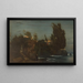 Villa de Fiesole au bord de la mer - Arnold Böcklin — quadro incorniciato alla parete