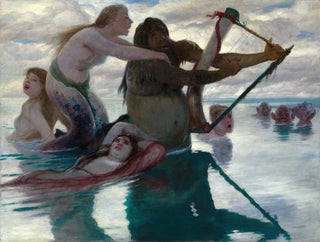 Nel mare - Arnold Böcklin — vista dell’opera