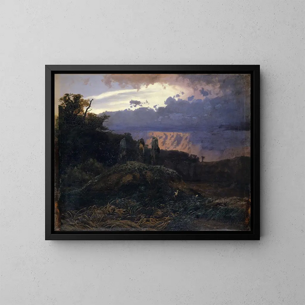 Le Dolmen - Arnold Böcklin — quadro incorniciato alla parete
