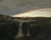 Paesaggio montano con cascata - Arnold Böcklin — vista dell’opera