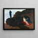 Ulisse e Calipso - Arnold Böcklin — quadro incorniciato alla parete