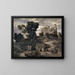 In viaggio verso Emmaüs - Arnold Böcklin — quadro incorniciato alla parete